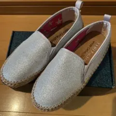 EMU Australia シルバー スリッポン　20㎝