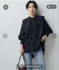 Pierrot ピンタックブザムブラウスのサムネイル