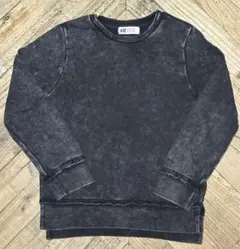 H&M スウェット　ロンT フェードブラック　120cm 美品