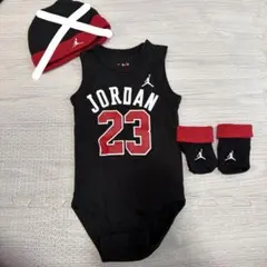⭐︎試着のみ⭐︎Jordan 23ロンパース・靴下セット　帽子なし