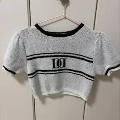 Darich ロゴパイルニットトップス