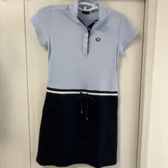 FIDRA レディース ゴルフワンピース ネイビー×ライトブルーのサムネイル