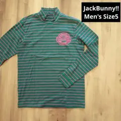 【美品】ジャックバニー　ハイネック　長袖シャツ　メンズ　サイズ5