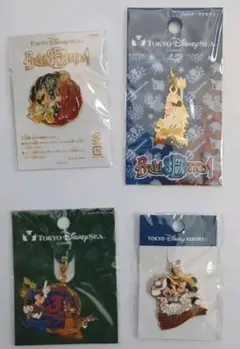 ディズニーリゾート グッズ レア ファスナーアクセサリー ピンバッジ 新品