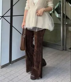 Kastane ベロアチュールパンツ サイズ1