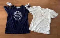 mezzo piano Tシャツ 2枚セット Lサイズ　メゾピアノ
