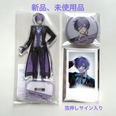 にじさんじ 榊ネス アクリルスタンド 缶バッジ チェキ風カード