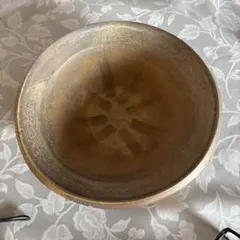 備前焼　花器　水盤　陶印あり