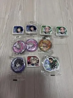 （非売品）くら寿司　鬼滅の刃　消しゴム・文房具・缶バッジ