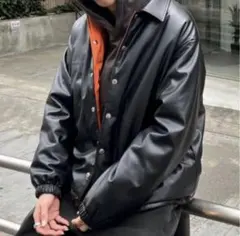 CIAOPANIC リバーシブルアウター 中綿ブルゾン フェイクレザー 2WAY