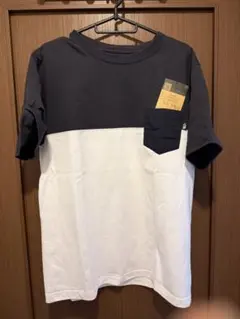 【美品】ノースフェイス　Tシャツ Lサイズ　紺白　XL NT32062 AW