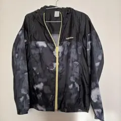 adidas NEO ウィンドブレーカー L 黒/グレー/イエロー