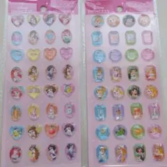 本日メルカリ便発送♥ディズニープリンセス♥ストーンシール2セット