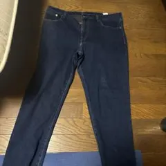 ダークブルースリムフィットデニム