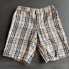 BURBERRY チェック柄 ハーフパンツ 110A