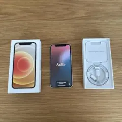 【美品】Apple iPhone 12 mini ホワイト 本体