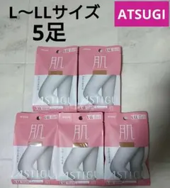 アツギ アスティーグ★ストッキング L～LLサイズ 5足セット【新品】