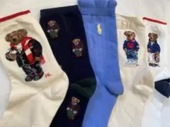 ポロラルフローレンのおしゃれなレディース用ソックス5足新品22〜24cm