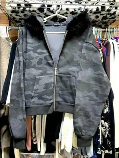 2025年最新】迷彩 パーカー ファーの人気アイテム - メルカリ