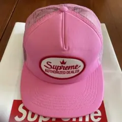 Supreme AUTHORIZED DEALER メッシュキャップ ピンク
