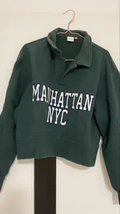 マンハッタン NYC ロゴ フリース トレーナー
