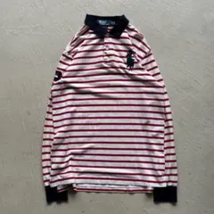 90s piko by ralph lauren ボーダー ビックポニー ポロ