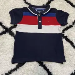 Tommy Hilfiger マルチカラーボーダー ポロシャツ