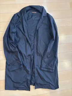 ASPESI ステンカラーコート S ネイビー