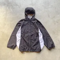 00s NIKE ジップ ナイロンアノラックパーカー L