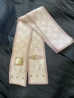 Louis Vuitton バンドー　ニューデニム　モノグム　シルク　スカーフ