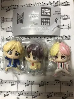 プラプラマスコット BTS ジン、シュガ、テテ