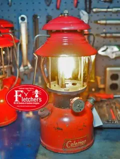 1989年3月製ColemanADJUSTABLEランタン USAビンテージ Coleman (コールマン) ガソリンランタン 1989年3月製 旧レッド 廃盤