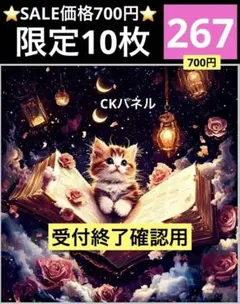 限定10枚 新柄SALE レアパネル生地 6柄セット 猫パネル生地