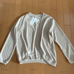 GLACIER ベージュ カーディガン Mサイズのサムネイル