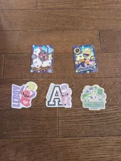 リロ＆スティッチのキャラクターシール＆カード