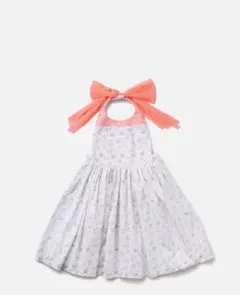 MARLMARLお食事エプロン bouquet ホワイトフラワー