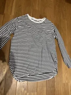 UNIQLOストライプ 長袖Tシャツ Mサイズ