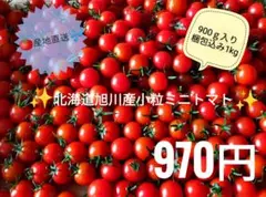 北海道旭川産小粒ミニトマトのサムネイル