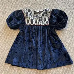Zara ワンピース　ベロア　86