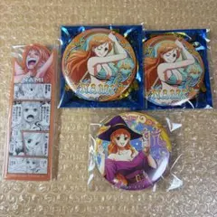 ワンピース ナミ 輩缶バッジ 新世界の海 ハロウィン ブックマークコレクション