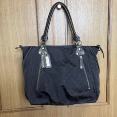 russet ラシット モノグラム ショルダーバッグ ブラック