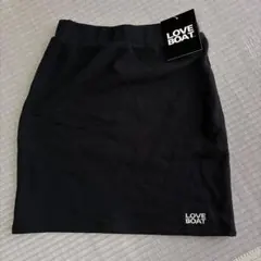 【新品タグ付】LOVE BOAT ミニスカート ブラックのサムネイル