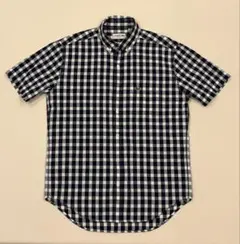 Lacoste 半袖チェックシャツ US S/M 美品