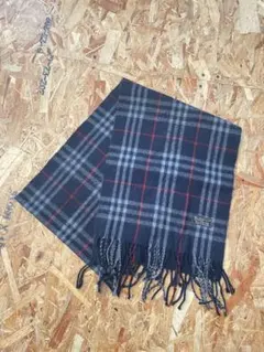 BURBERRY カシミヤ100% マフラー 英国製 チェック バーバリー - メルカリ