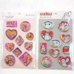 ★ ラプンツェル ベイマックス ウォーターシール 中川翔子 セリア ディズニー