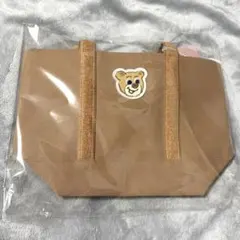 フェイラー オールドテディ ワッペントートバッグ小　ベージュ