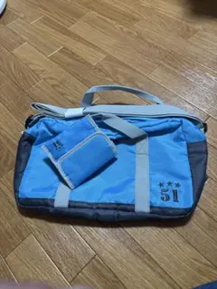 フェリシモ 青色 ショルダーバッグ ポーチ付き