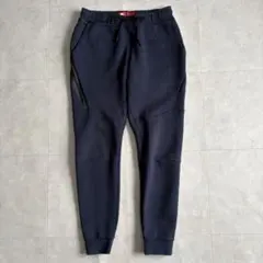 NIKE テックフリース ジョガーパンツ 紺 M ジップポケット テーパード