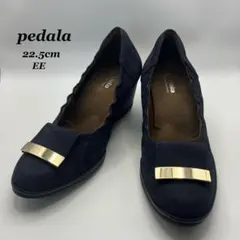 pedala✨️ペダラ ウェッジソール パンプス バックル 22.5cm EEのサムネイル