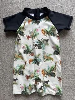 オーシャン＆グラウンド　ベビー水着　アニマル柄　90サイズ